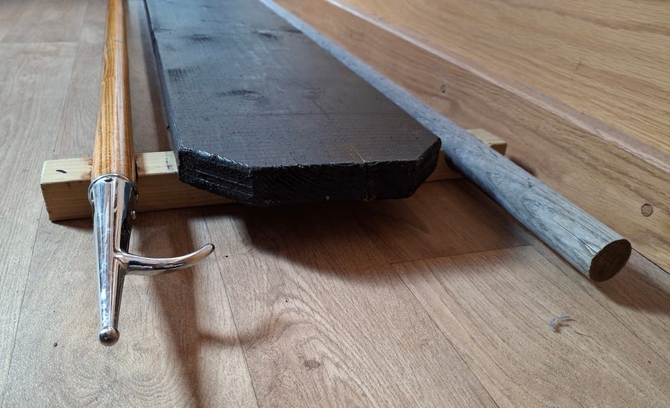 Why we put our hook, plank and pole inside the boat
